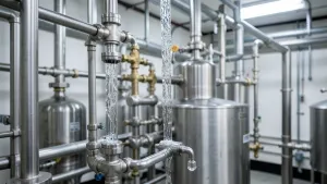 Woda demineralizowana w instalacji co