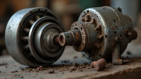 wymiana łożysk w silniku elektrycznym