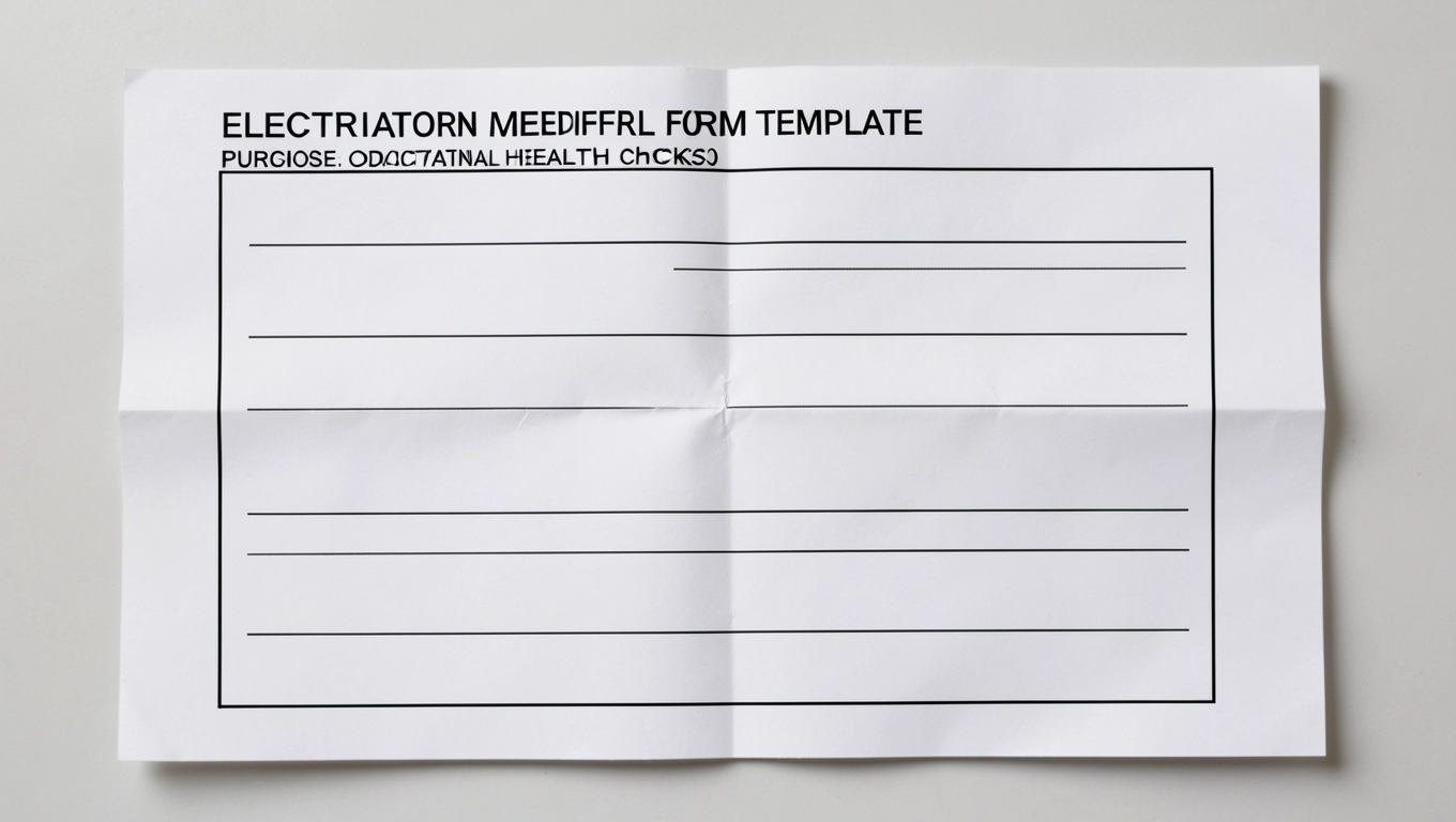 Skierowanie na badania lekarskie elektryk wzór
