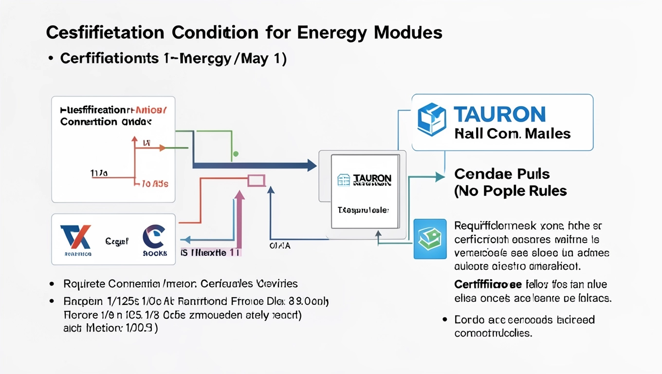 Warunki certyfikatów w schemacie przyłączenia