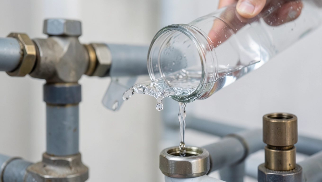 Wodą demineralizowaną do instalacji co