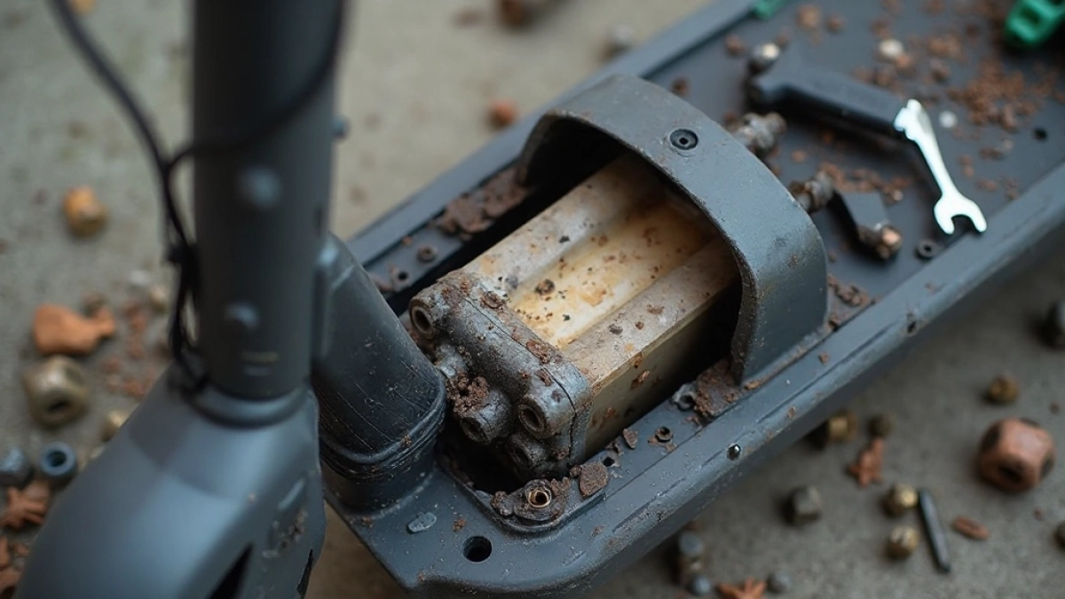 Wymiana baterii w hulajnodze elektrycznej