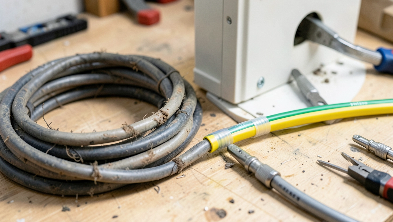 wymiana kabla zasilającego do skrzynki cena