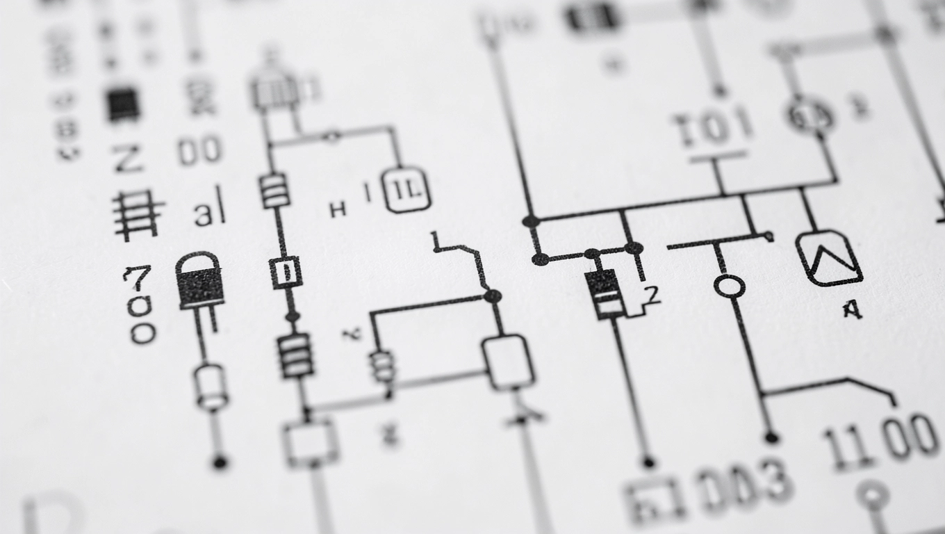 Wzory symboli elementów elektronicznych