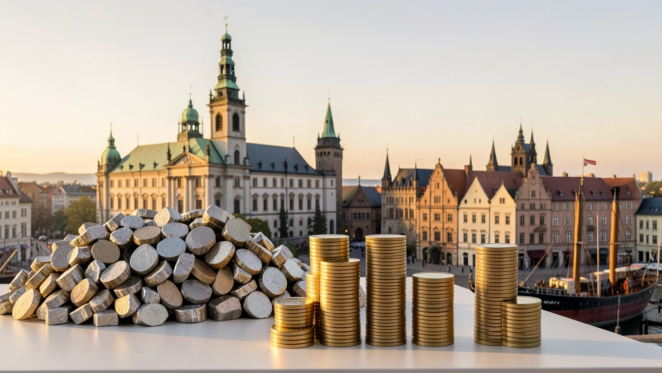 Zarobki netto w dużych miastach