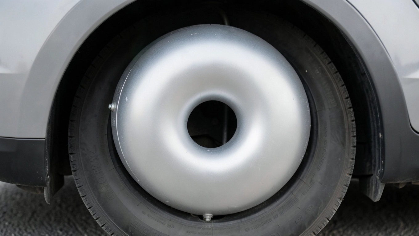 Zbiornik toroidalny LPG w kole zapasowym